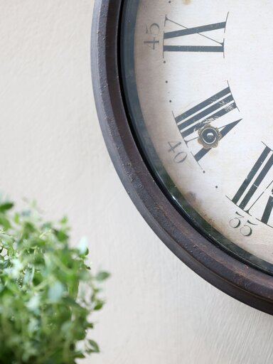 Impressionen zu Chic Antique Wanduhr mit römischen Zahlen, Bild 2