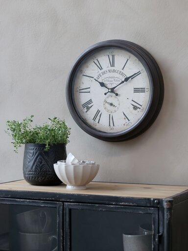 Impressionen zu Chic Antique Wanduhr mit römischen Zahlen, Bild 3