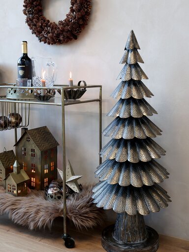 Impressionen zu Chic Antique Weihnachtsbaum aus Eisen, Bild 2