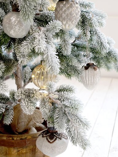 Impressionen zu Chic Antique Weihnachtskugel Criss Cross, Bild 3