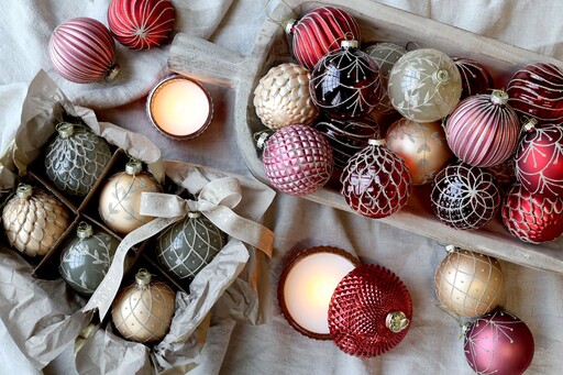Impressionen zu Chic Antique Weihnachtskugeln in einer Schachtel 6er-Set, Bild 1