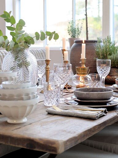 Impressionen zu Chic Antique Weinglas Lorient mit Diamantenmuster, Bild 3