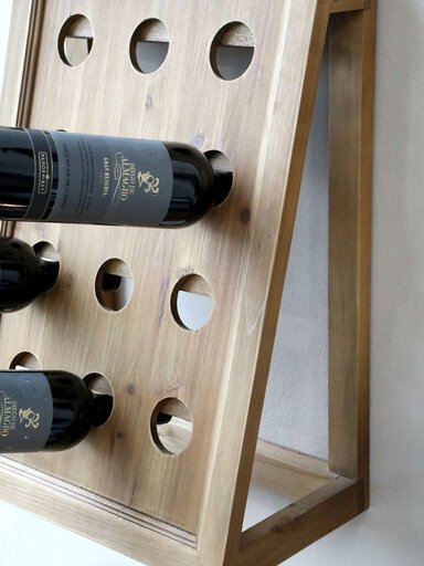 Impressionen zu Chic Antique Weinregal für Wand, Bild 2