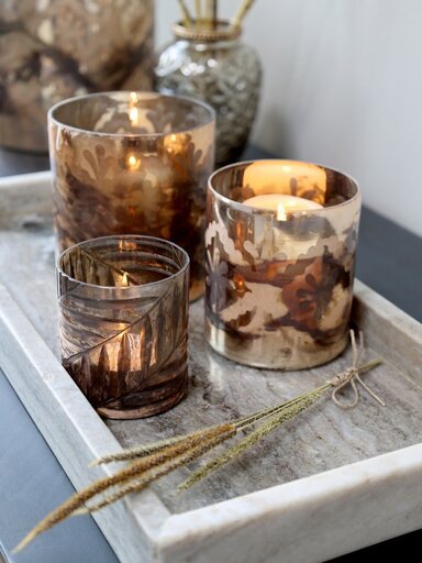 Impressionen zu Chic Antique Windlicht mit Schliff, Bild 2