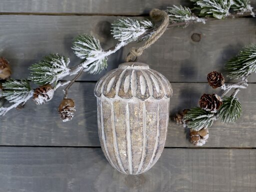 Impressionen zu Chic Antique Zapfen Ornament mit Muster, Bild 4