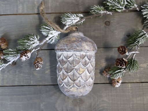 Impressionen zu Chic Antique Zapfen Ornament mit Muster, Bild 3