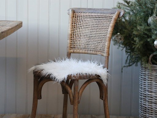 Impressionen zu Chic Antique Dekofell Stuhlauflage, Bild 2