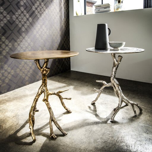 Impressionen zu Faktorei Beistelltisch Branch aus Aluminium, Bild 1