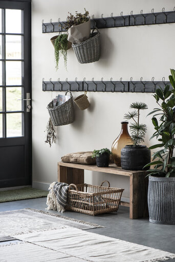 Impressionen zu IB Laursen Garderobe Hakenleiste aus Holz und Metall, Bild 3