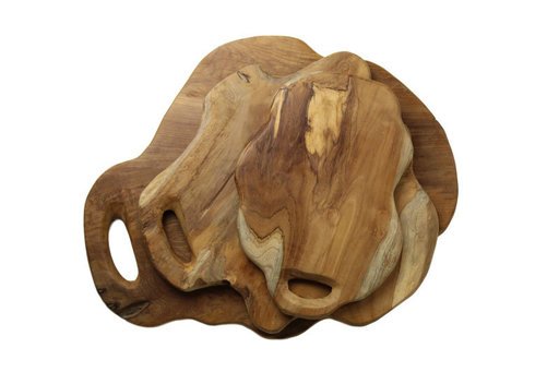 Impressionen zu HSM Collection Holztablett Teakholz natur, Bild 2