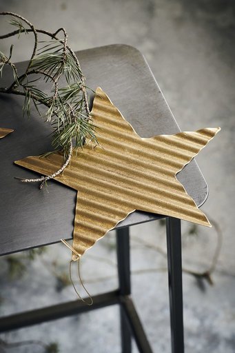 Impressionen zu House Doctor Ornament aus Metall Stern, Bild 1