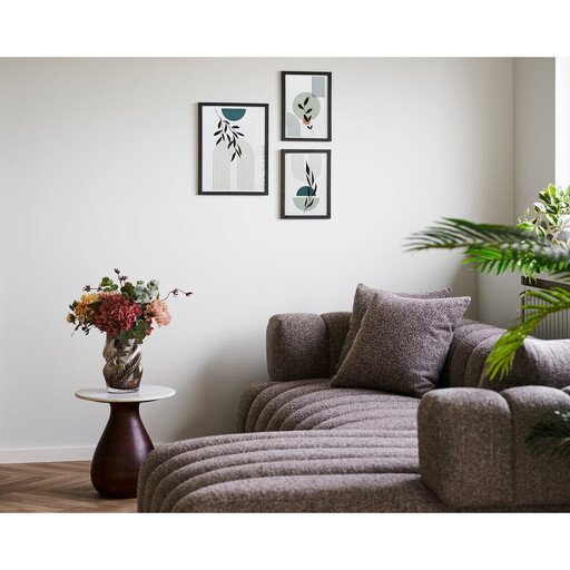 Impressionen zu House Nordic Aspen Bilderrahmen-Set Schwarz 3-teilig, Bild 1