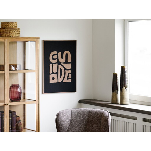 Impressionen zu House Nordic Wanddekoration Tine Beige/Schwarz 50x70 cm, Bild 1