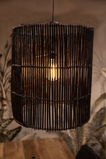 Impressionen zu HSM Collection Pendelleuchte Rattan, Bild 1