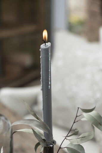 Impressionen zu IB Laursen 4 Dinner Candles, rustikale Stabkerzen, Bild 7