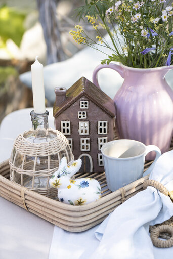 Impressionen zu IB Laursen Apothekerglas mit Rattangeflecht, Bild 2