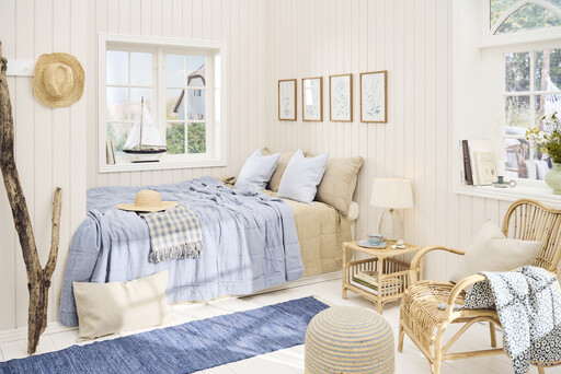 Impressionen zu IB Laursen Beistelltisch Janet aus Rattan, Bild 3