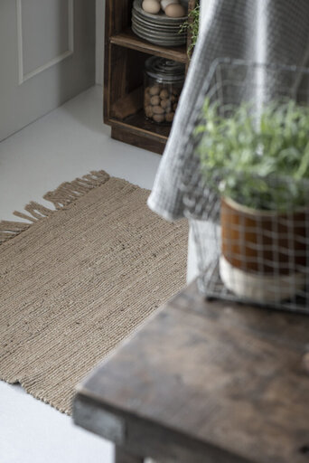 Impressionen zu IB Laursen Bodenmatte aus Jute und Baumwolle, Bild 1