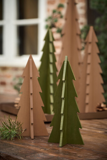 Impressionen zu IB Laursen Deko Tannenbaum stehend aus Holz, Bild 1