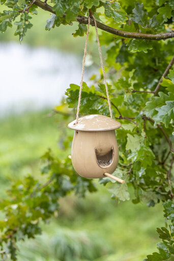 Impressionen zu IB Laursen Keramik Vogelfutterhaus zum Aufhängen, Bild 2