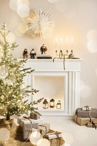 Impressionen zu IB Laursen Metall-Kerzenhalter Stylish Christmas für 4 Stabkerzen, Bild 2