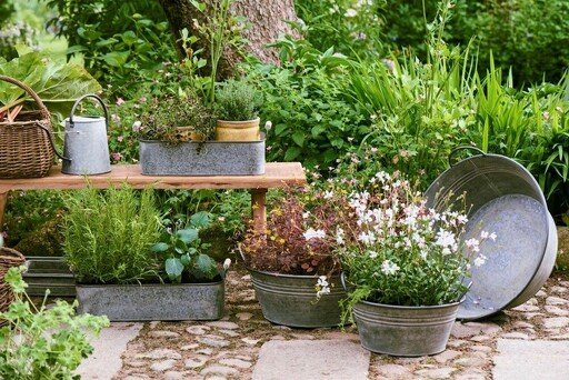 Impressionen zu IB Laursen Pflanzkübel-Set Urban Garden 3-teilig, Bild 2