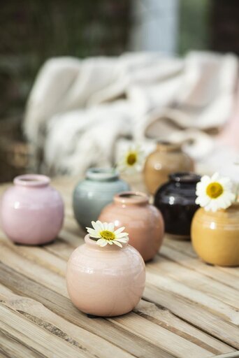 Mini Vase mit Rillen | IB Laursen