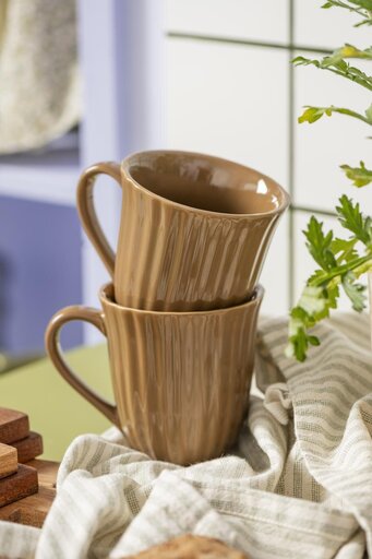Impressionen zu IB Laursen Mynte Becher mit Rillen, Bild 15