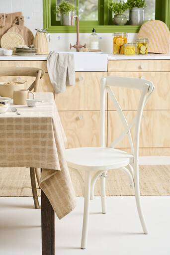Impressionen zu IB Laursen Provence-Stuhl mit Holzsitz, stapelbar, Bild 1