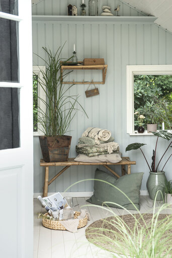 Impressionen zu IB Laursen Regal aus Rattan mit 3 Haken, Bild 1