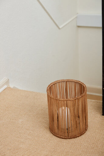 Impressionen zu IB Laursen Runder Kerzenhalter Rattan, Bild 1