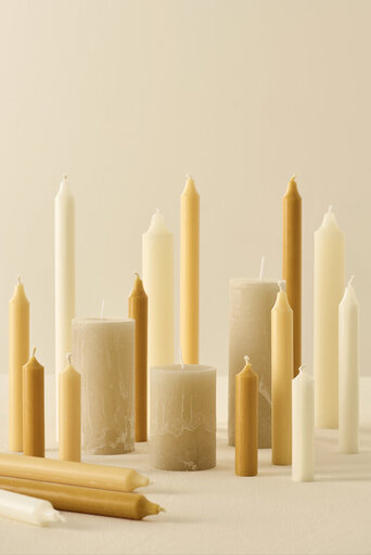 Impressionen zu IB Laursen Rustikale Kerze Stumpenkerze Ø 6,8 cm, Bild 11