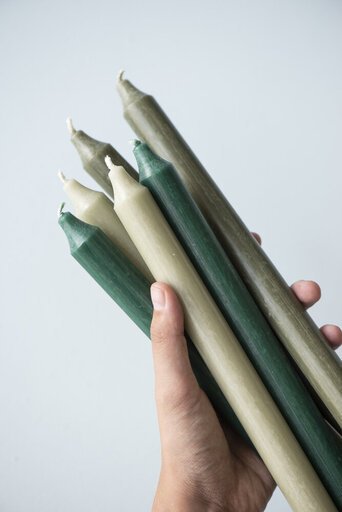 Impressionen zu IB Laursen Rustikale Stabkerze 29 cm | Ø 2,2 cm, Bild 1