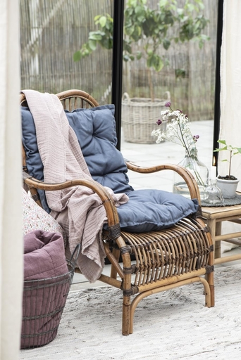 Impressionen zu IB Laursen Stuhl Sessel Rattan, Bild 1