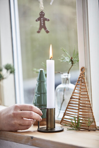 Impressionen zu IB Laursen Deko Tannenbaum Rattan, Bild 1