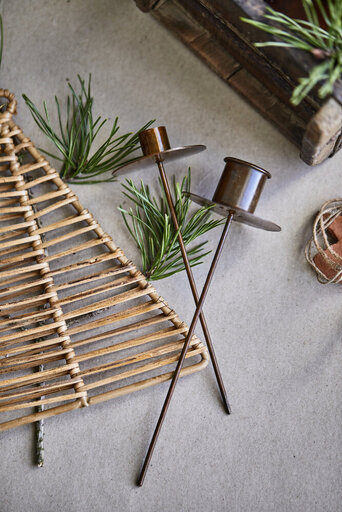 Impressionen zu IB Laursen Deko Tannenbaum Rattan, Bild 2