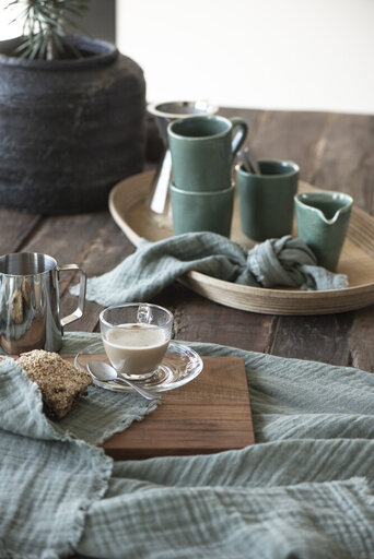 Impressionen zu IB Laursen Tasse mit Untertasse Glas, Bild 4