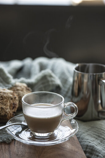 Impressionen zu IB Laursen Tasse mit Untertasse Glas, Bild 5