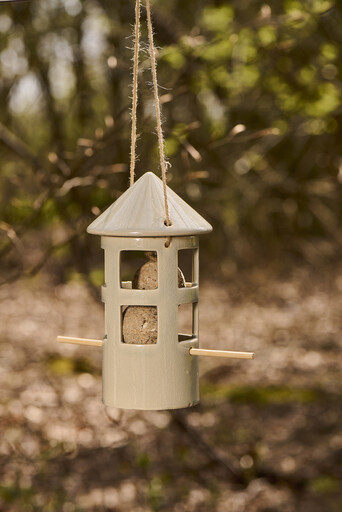 Impressionen zu IB Laursen Vogelfutterhaus zum Hängen aus Keramik, Bild 1