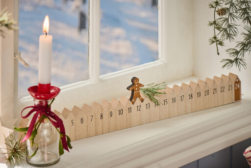 Impressionen zu IB Laursen Weihnachtskalender 1-24 aus Holz, Bild 3
