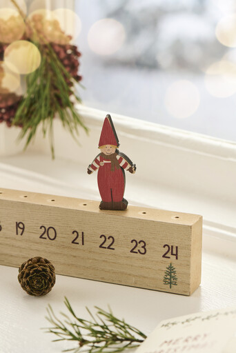 Impressionen zu IB Laursen Weihnachtskalender 1-24 aus Holz, Bild 2