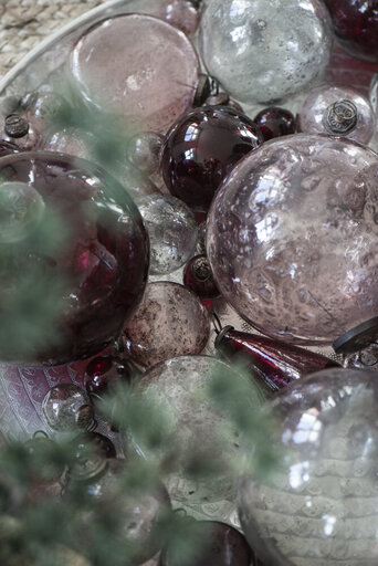 Impressionen zu IB Laursen Weihnachtskugel Glas pebbled, Bild 2