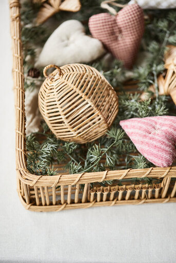 Impressionen zu IB Laursen Weihnachtskugel Rattan, Bild 4