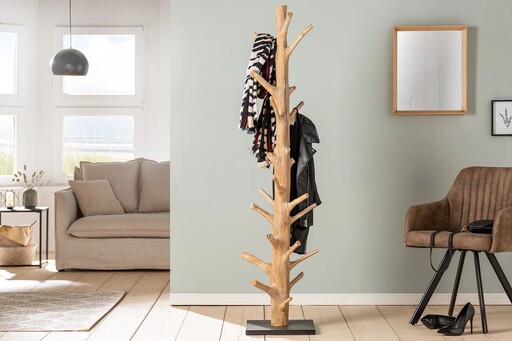 Impressionen zu Invicta Interior Garderobenständer Tree Mangostanholz, Bild 1