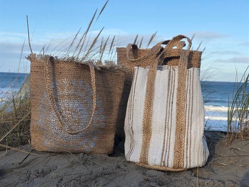 Impressionen zu byRoom Jutetasche mit Print, Bild 1