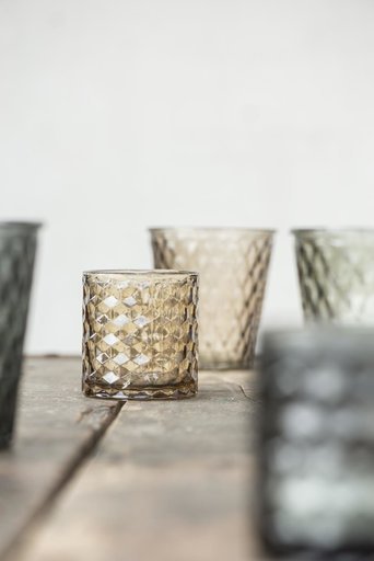 Impressionen zu IB Laursen Kerzenhalter für Teelicht farbig Glas, Bild 1