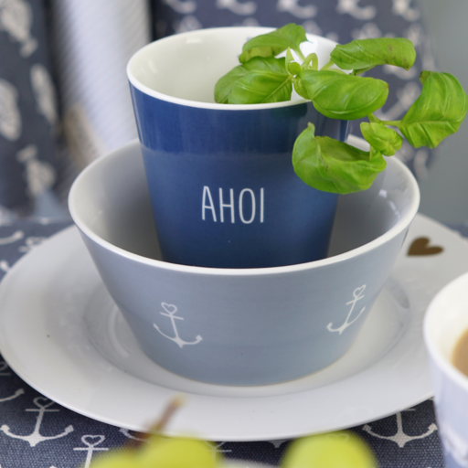 Impressionen zu Krasilnikoff Becher Happy Mug AHOI, Bild 1