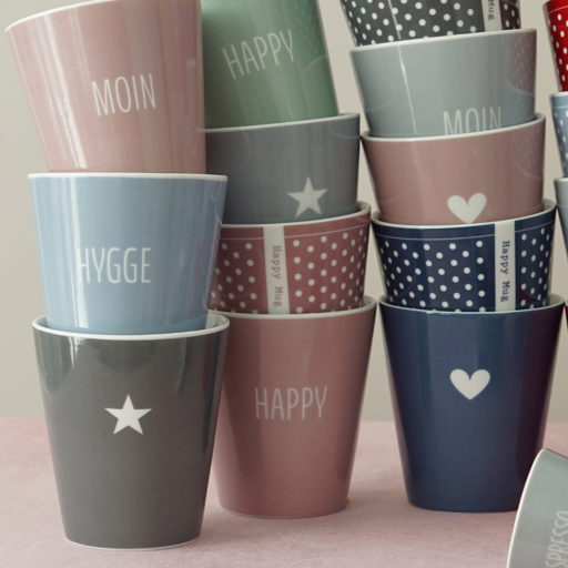 Impressionen zu Krasilnikoff Becher Happy Mug Colourful Star, Bild 3