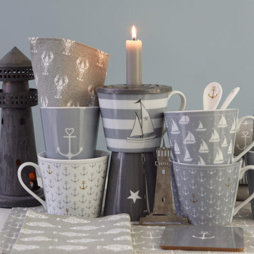 Impressionen zu Krasilnikoff Becher Happy Mug Colourful Star, Bild 4