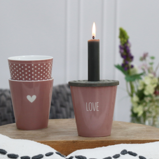 Impressionen zu Krasilnikoff Becher Happy Mug, Love, Bild 1